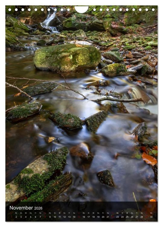 Produktbild: Bewegtes Wasser (Wandkalender 2026 DIN A4 hoch), CALVENDO Monatskalender