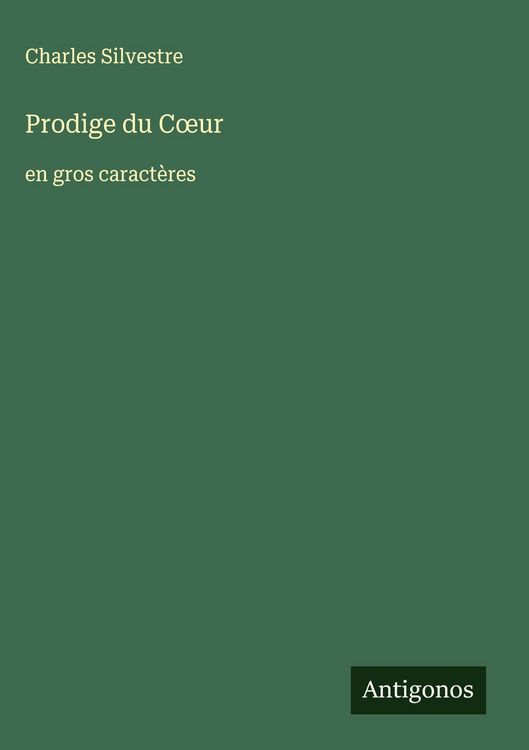Produktbild: Prodige du C&iquest;ur