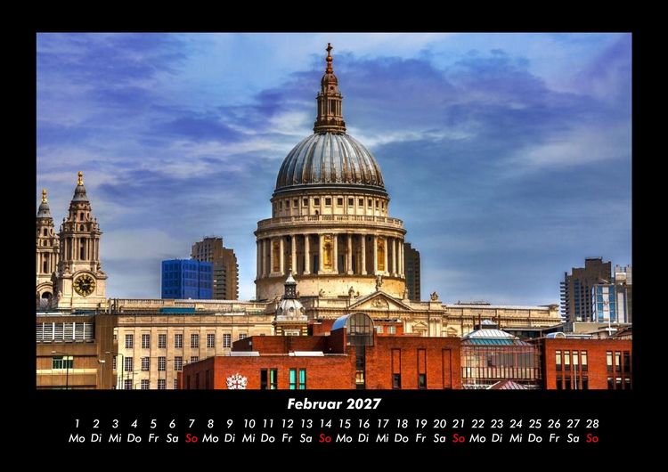 Produktbild: London 2027 Fotokalender DIN A3