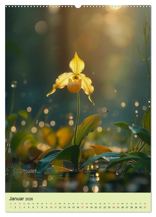 Produktbild: Orchideen Poesie (Wandkalender 2026 DIN A2 hoch), CALVENDO Monatskalender