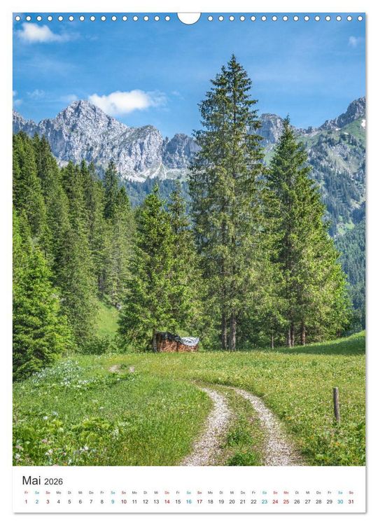 Produktbild: Sommerzauber in den Alpen (Wandkalender 2026 DIN A3 hoch), CALVENDO Monatskalender