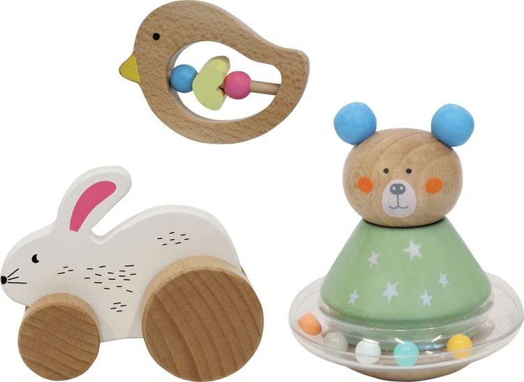 Produktbild: SpielMaus Holz Activity Spiel- und Geschenkset, 3 Teile