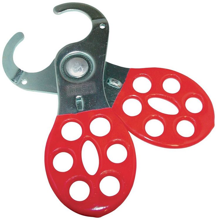 Produktbild: Kasp K20025D Sicherungshaspe 90mm Rot