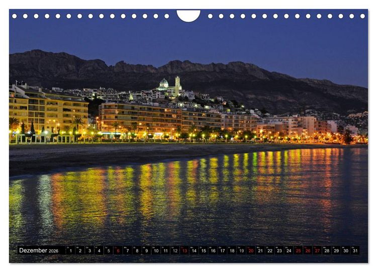 Produktbild: Costa Blanca - Spaniens wei&szlig;e K&uuml;ste (Wandkalender 2026 DIN A4 quer), CALVENDO Monatskalender