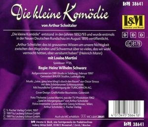 Produktbild: Die kleine Kom&ouml;die von Arthur Schnitzler mit Louise Martini