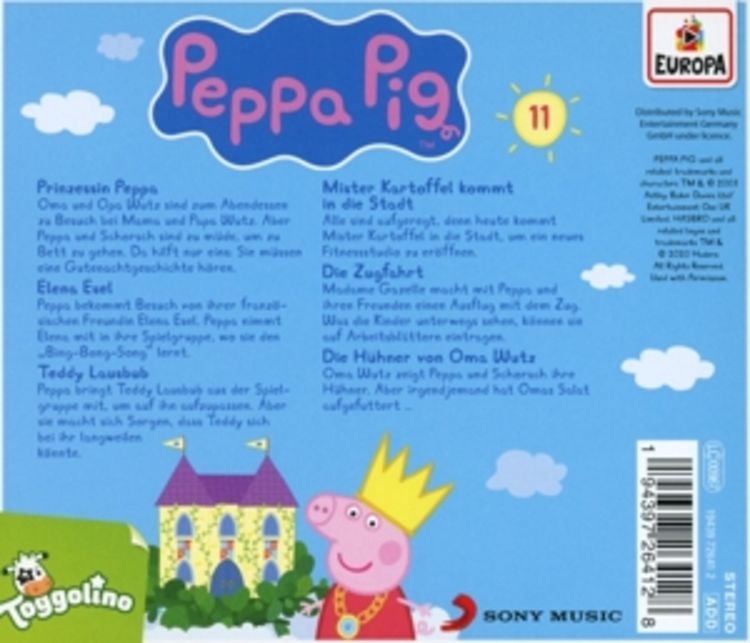 Produktbild: 011/Prinzessin Peppa (und 5 weitere Geschichten)