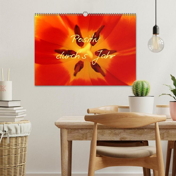 Produktbild: Positiv durch&acute;s Jahr (Wandkalender 2026 DIN A3 quer), CALVENDO Monatskalender
