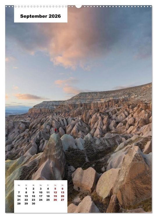 Produktbild: Kappadokien, zwischen Felsen und Himmel (Wandkalender 2026 DIN A2 hoch), CALVENDO Monatskalender