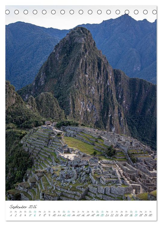 Produktbild: Unterwegs in Peru (Tischkalender 2026 DIN A5 hoch), CALVENDO Monatskalender