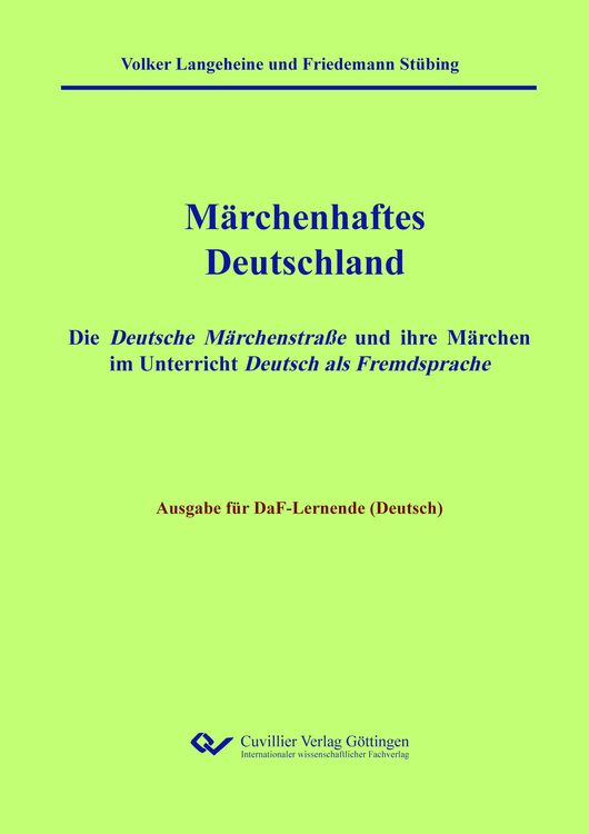 Produktbild: M&auml;rchenhaftes Deutschland - Ausgabe DaF-Lernende (Deutsch)