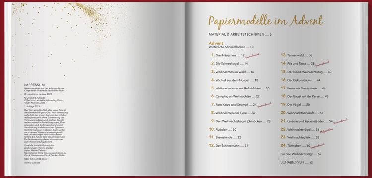Produktbild: Weihnachtliches aus der Papierwerkstatt