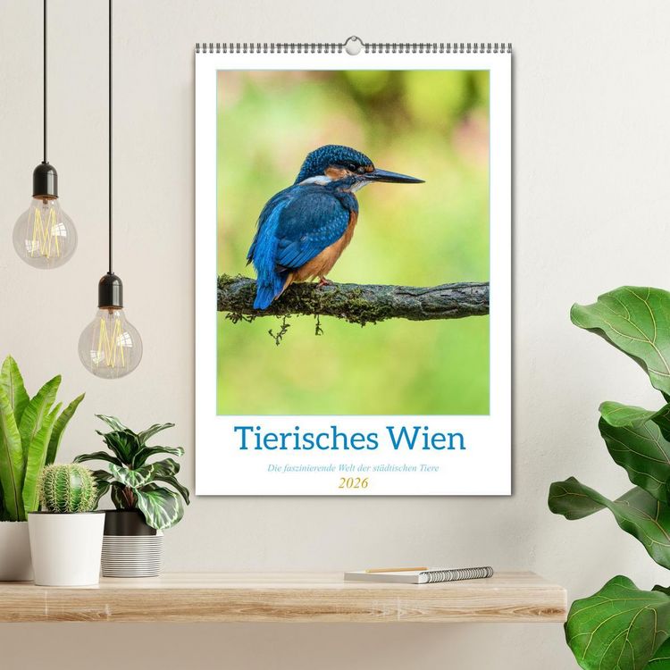 Produktbild: Tierisches Wien (Wandkalender 2026 DIN A2 hoch), CALVENDO Monatskalender