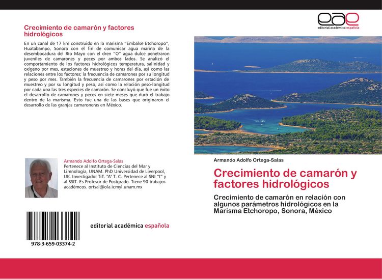 Produktbild: Crecimiento de camar&oacute;n y factores hidrol&oacute;gicos
