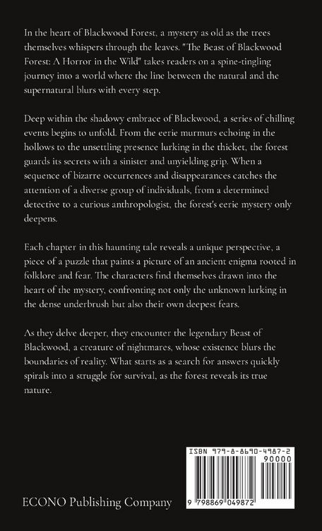 Produktbild: The Beast of Blackwood Forest