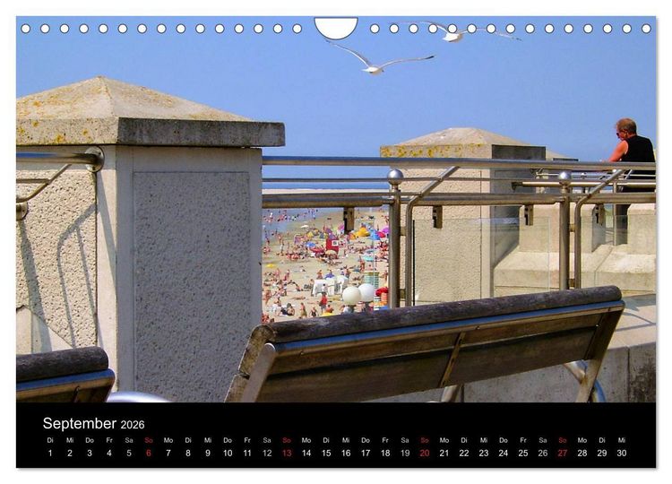 Produktbild: Borkum (Wandkalender 2026 DIN A4 quer), CALVENDO Monatskalender