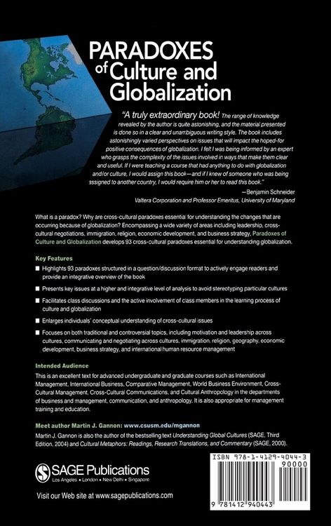 Produktbild: Paradoxes of Culture and Globalization