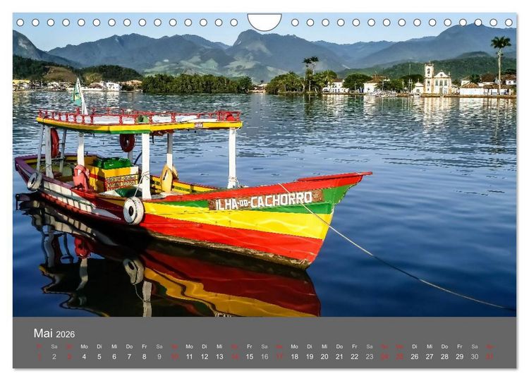 Produktbild: Brasilien 2026 abseits von Rio (Wandkalender 2026 DIN A4 quer), CALVENDO Monatskalender