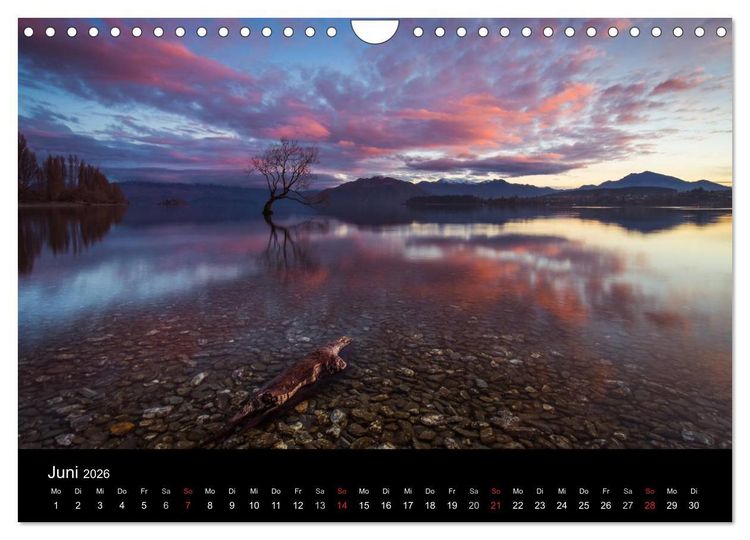 Produktbild: South Island - Neuseelands S&uuml;dinsel (Wandkalender 2026 DIN A4 quer), CALVENDO Monatskalender