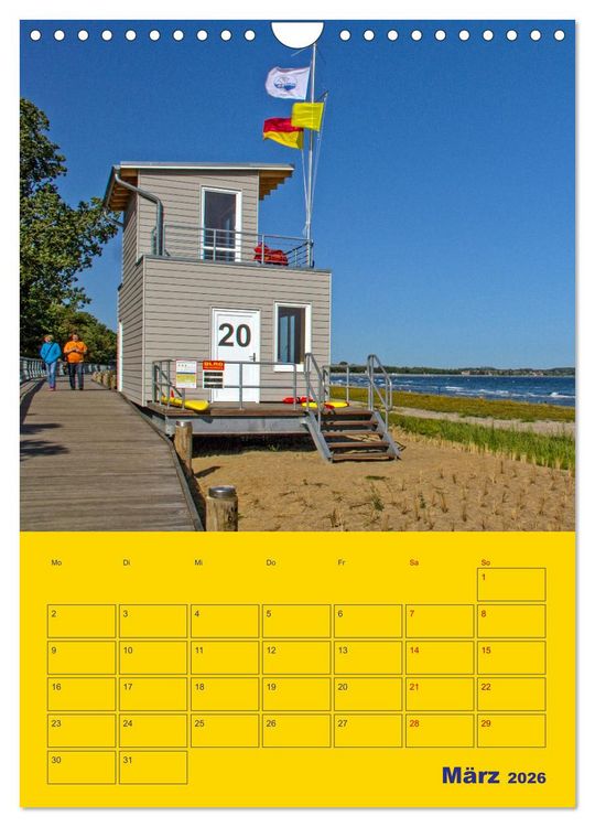 Produktbild: Sehnsucht nach Meer - Ostsee (Wandkalender 2026 DIN A4 hoch), CALVENDO Monatskalender