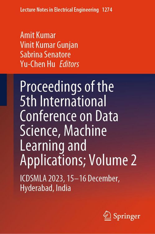 Produktbild: Proceedings of the 5th International Conference on Data Science, Machine Learning and Applications; Volume 2