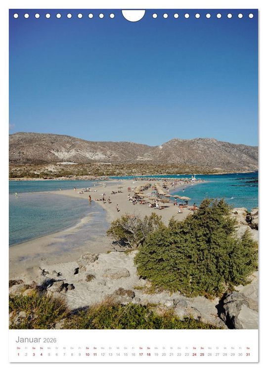 Produktbild: Kreta (Wandkalender 2026 DIN A4 hoch), CALVENDO Monatskalender