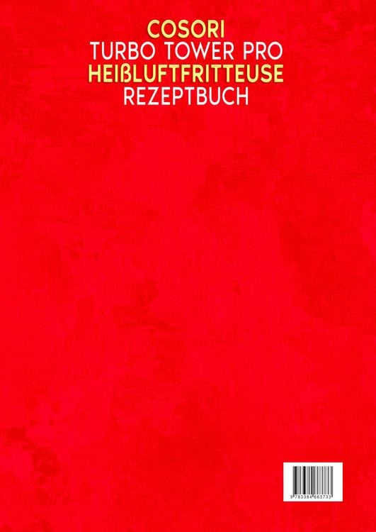 Produktbild: COSORI Turbo Tower Pro Hei&szlig;luftfritteuse Rezeptbuch