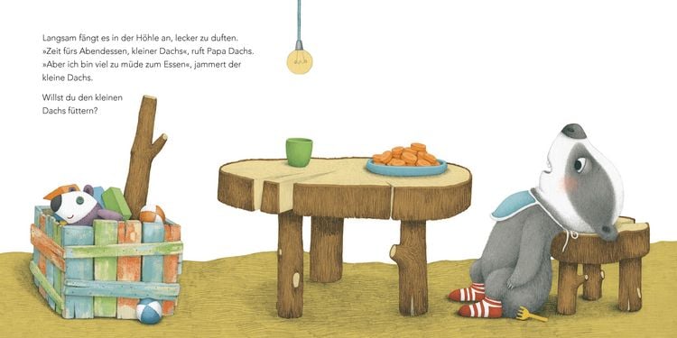 Produktbild: "Ich bin gar nicht m&uuml;de!", sagt der kleine Dachs (Einschlaf-Buch)