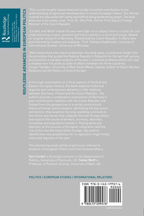 Produktbild: Germany's Foreign Policy Towards Poland and the Czech Republic