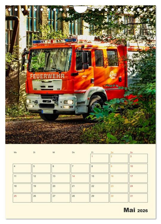 Produktbild: Feuerwehr - im Einsatz weltweit (Wandkalender 2026 DIN A4 hoch), CALVENDO Monatskalender