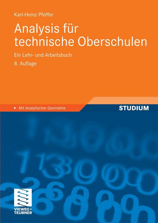 Produktbild: Analysis f&uuml;r technische Oberschulen