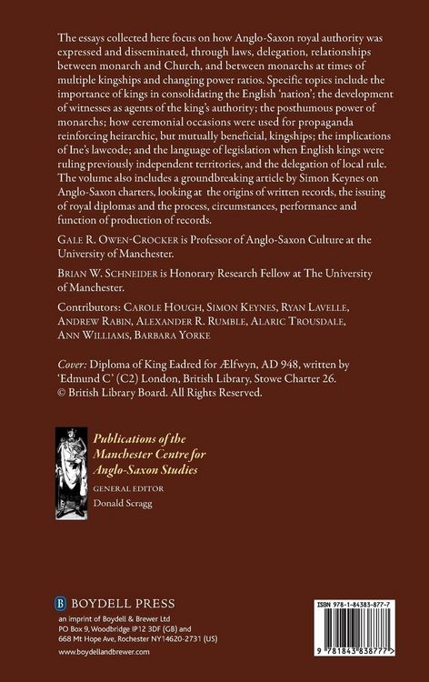 Produktbild: Kingship, Legislation and Power in Anglo-Saxon England