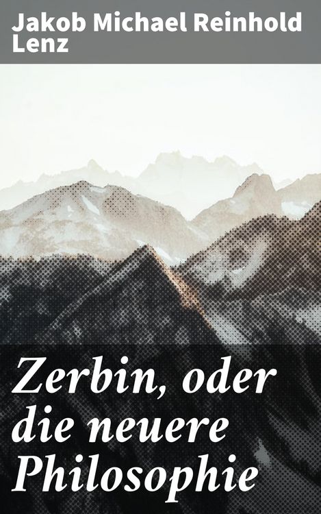Produktbild: Zerbin, oder die neuere Philosophie