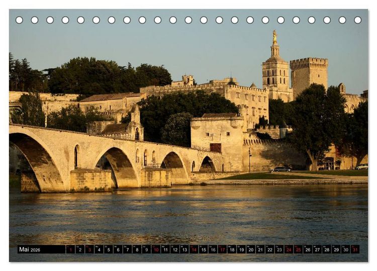 Produktbild: Frankreich - die Provence (Tischkalender 2026 DIN A5 quer), CALVENDO Monatskalender