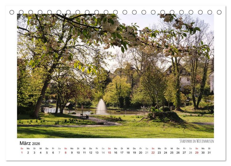 Produktbild: Zauberhaftes Witzenhausen (Tischkalender 2026 DIN A5 quer), CALVENDO Monatskalender