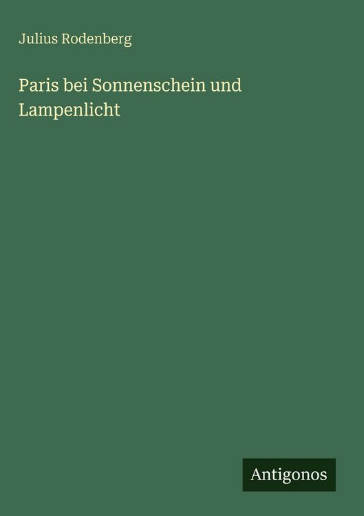 Produktbild: Paris bei Sonnenschein und Lampenlicht