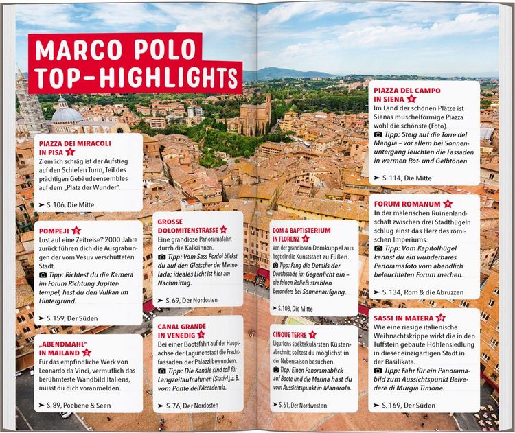 Produktbild: MARCO POLO Reisef&uuml;hrer Italien