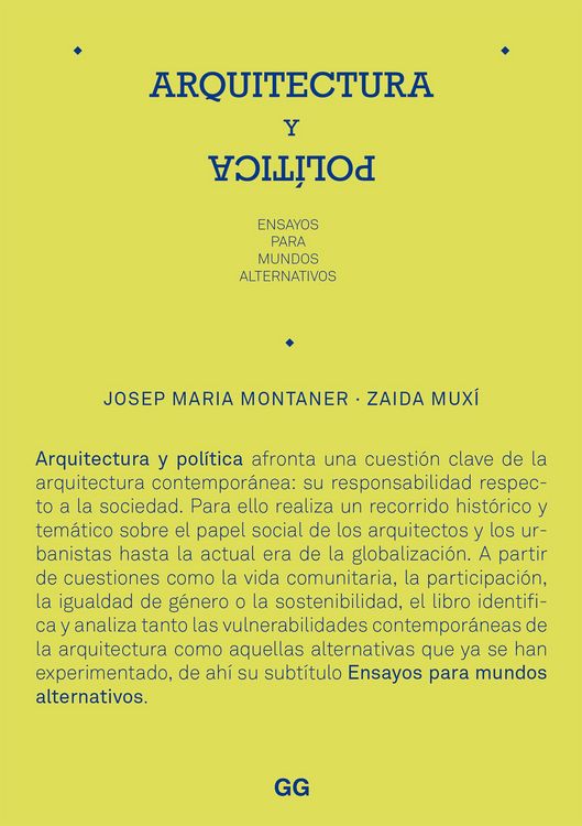 Produktbild: Arquitectura y pol&iacute;tica