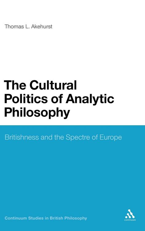 Produktbild: The Cultural Politics of Analytic Philosophy