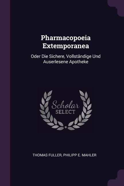 Produktbild: Pharmacopoeia Extemporanea