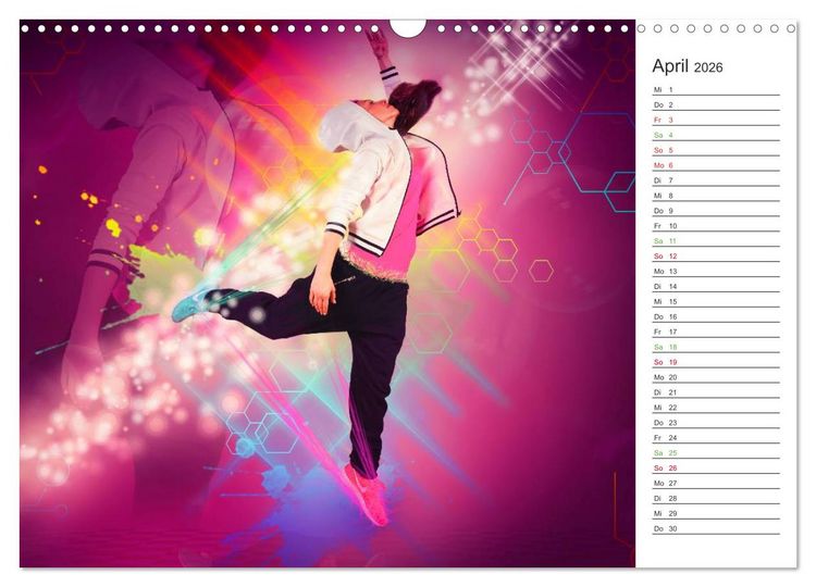 Produktbild: HipHopDance (Wandkalender 2026 DIN A3 quer), CALVENDO Monatskalender