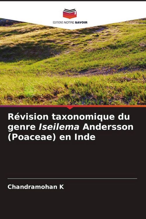 Produktbild: R&eacute;vision taxonomique du genre Iseilema Andersson (Poaceae) en Inde
