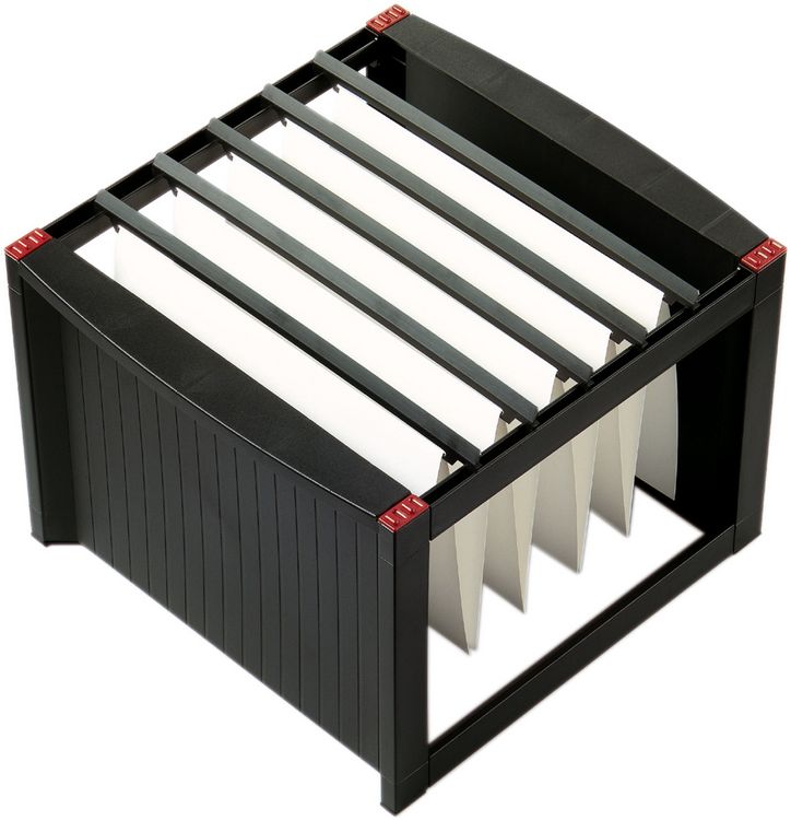 Produktbild: HELIT H&auml;ngeregistraturgestell the rack, schwarz/rot