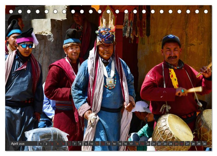 Produktbild: Ladakh - Zanskar (Tischkalender 2026 DIN A5 quer), CALVENDO Monatskalender