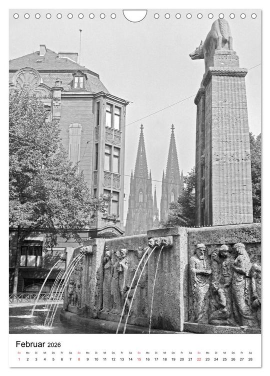 Produktbild: Zeitreise K&ouml;ln 1930er Jahre. Fotograf: Karl Heinrich L&auml;mmel (Wandkalender 2026 DIN A4 hoch), CALVENDO Monatskalender