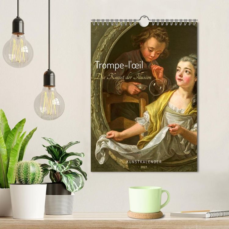 Produktbild: Trompe-l'&oelig;il - Die Kunst der Illusion. Kunstkalender (Wandkalender 2027 DIN A4 hoch), CALVENDO Monatskalender