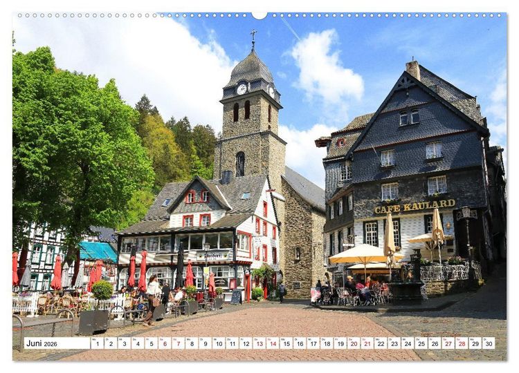Produktbild: Liebenswertes Monschau (hochwertiger Premium Wandkalender 2026 DIN A2 quer), Kunstdruck in Hochglanz