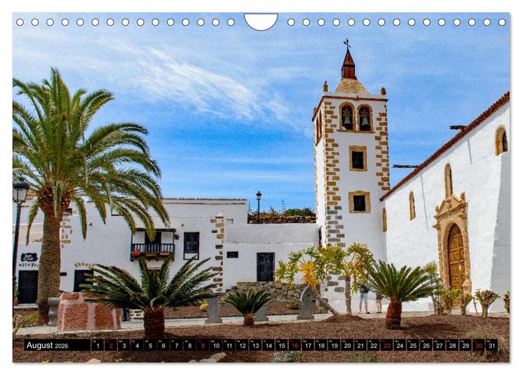 Produktbild: Fuerteventura - Hart am Wind (Wandkalender 2026 DIN A4 quer), CALVENDO Monatskalender
