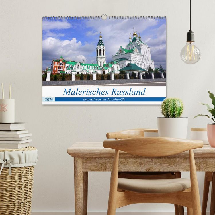Produktbild: Malerisches Russland - Impressionen aus Joschkar-Ola (Wandkalender 2026 DIN A3 quer), CALVENDO Monatskalender