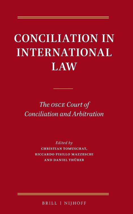 Produktbild: Conciliation in International Law