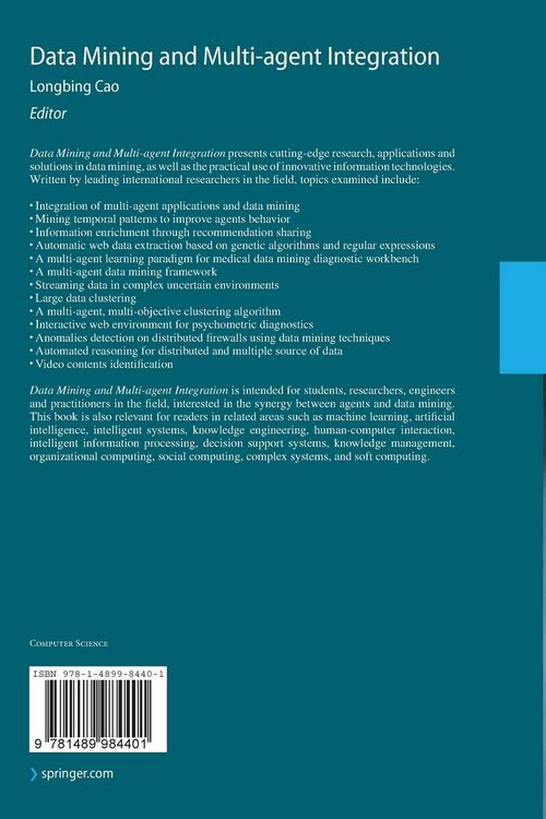 Produktbild: Data Mining and Multi-agent Integration